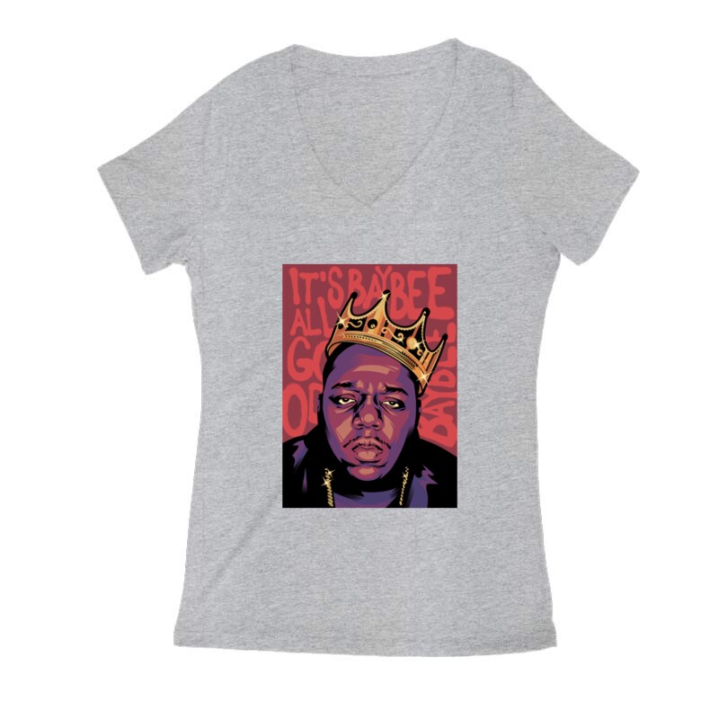 The Notorious BIG Női V Kivágott póló