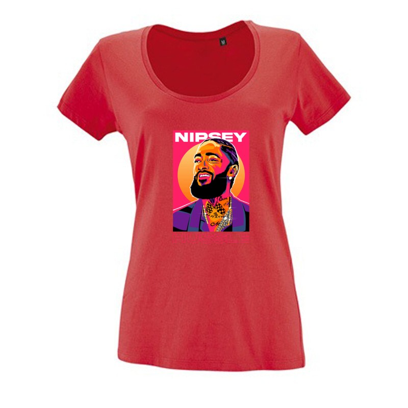 NIPSEY HUSSLE Női O Nyakú Póló