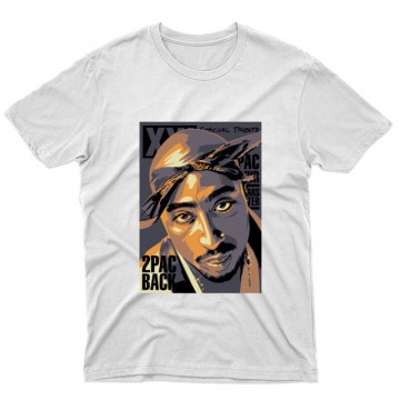 2PAC Back Unisex Póló