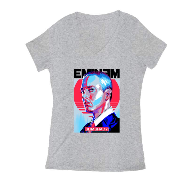 Eminem Slim Shady Női V Kivágott póló