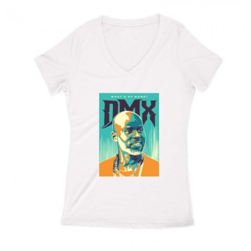 DMX What's my name Női V Kivágott póló