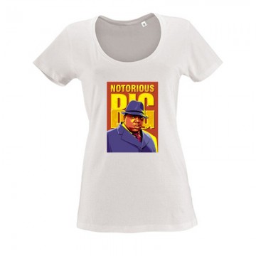 NOTORIOUS BIG Női O Nyakú Póló