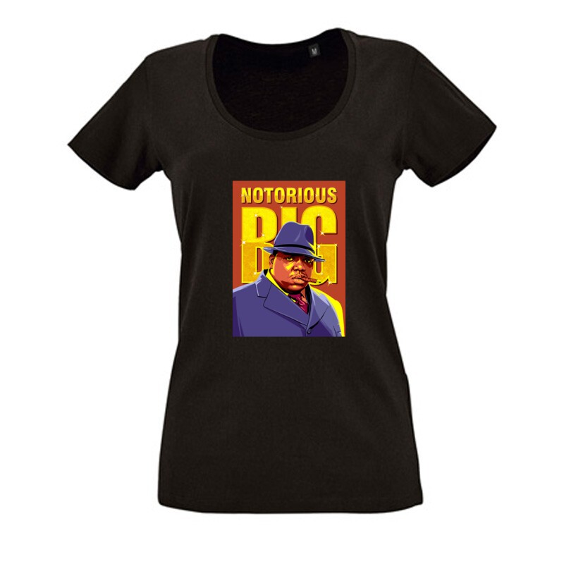 NOTORIOUS BIG Női O Nyakú Póló