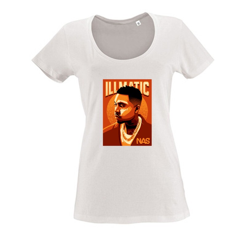 ILLMATIC NAS Női O Nyakú Póló