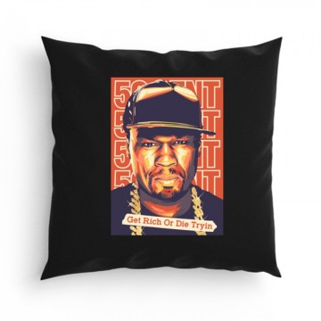 50 Cent get rich Párna