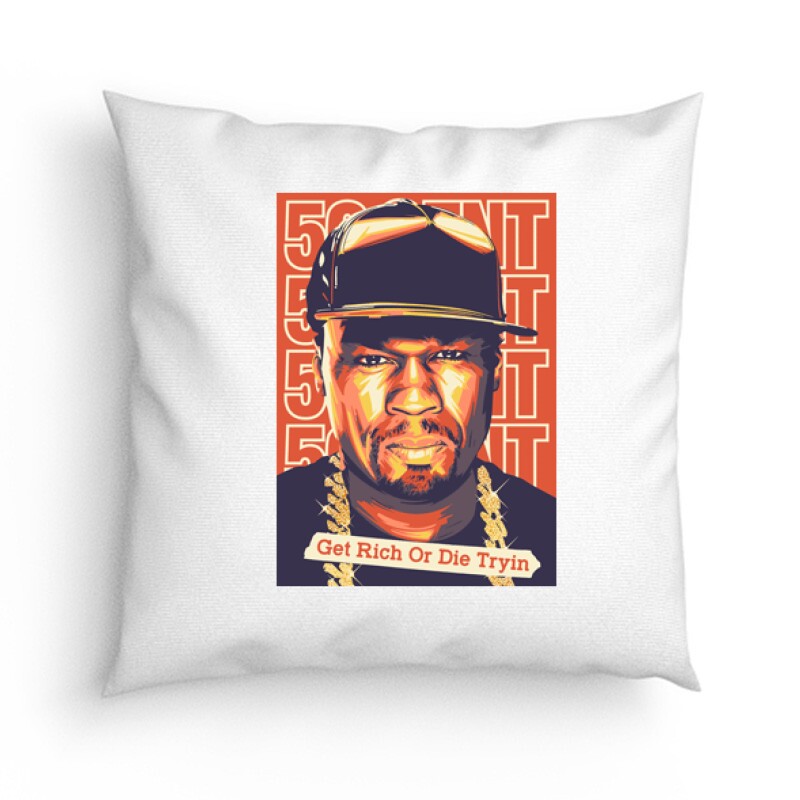 50 Cent get rich Párna