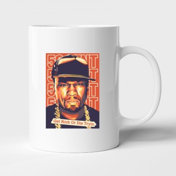 50 Cent get rich Bögre