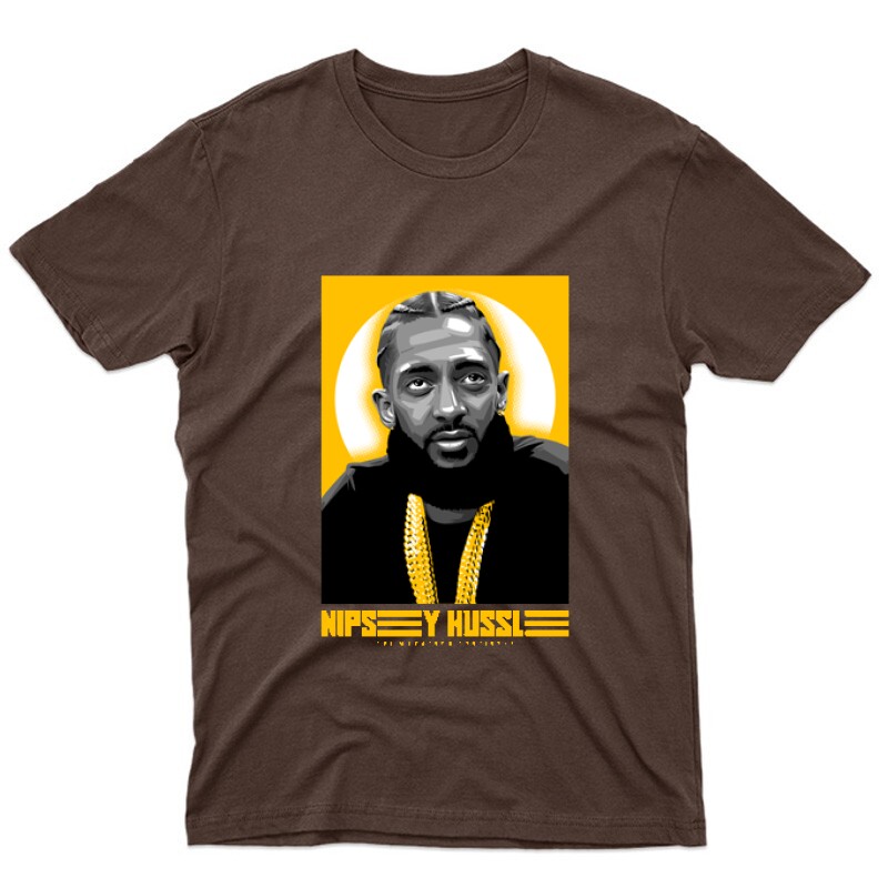 NIPSEY HUSSLE Yellow Unisex Póló