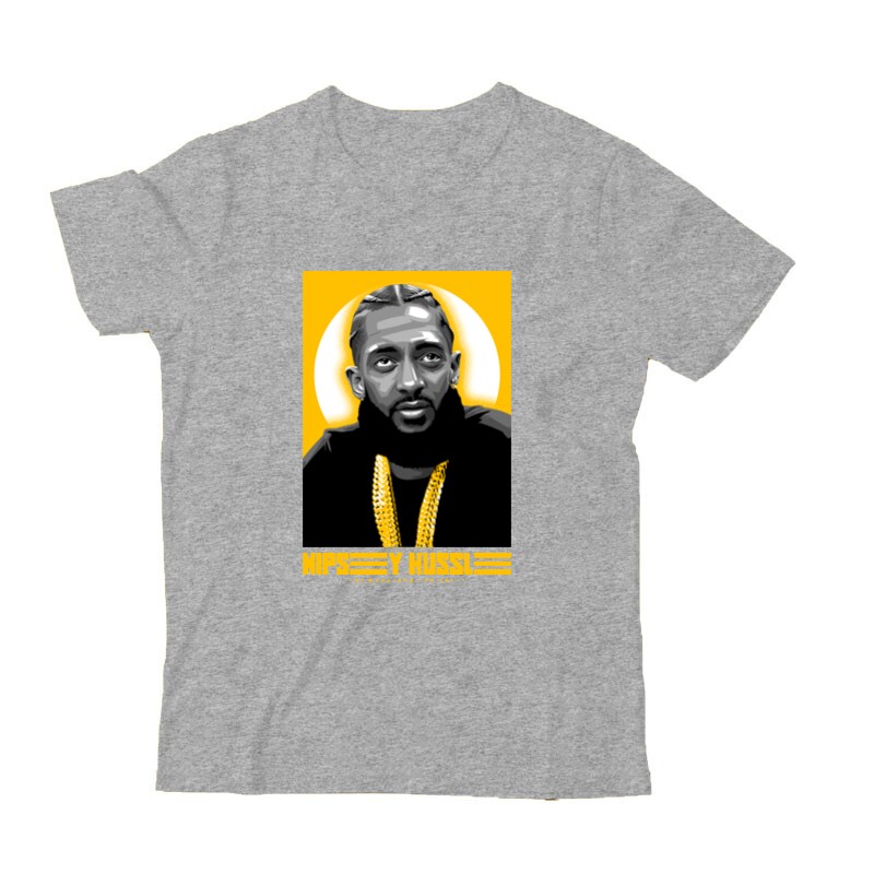 NIPSEY HUSSLE Yellow Gyermek Póló