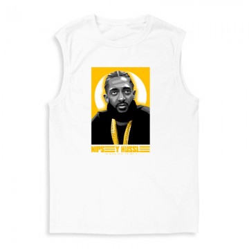 NIPSEY HUSSLE Yellow Férfi Trikó