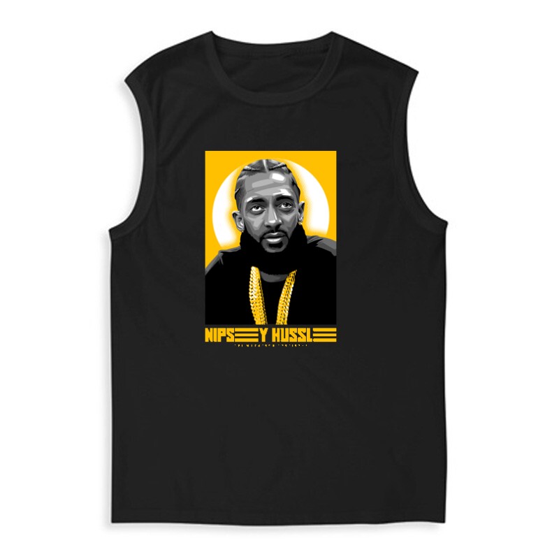 NIPSEY HUSSLE Yellow Férfi Trikó