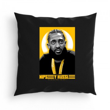 NIPSEY HUSSLE Yellow Párna