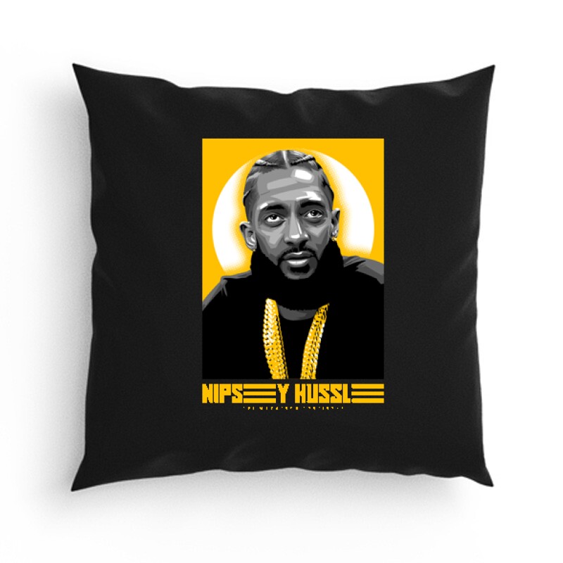 NIPSEY HUSSLE Yellow Párna