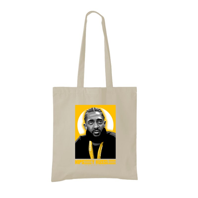NIPSEY HUSSLE Yellow Bevásárló Táska