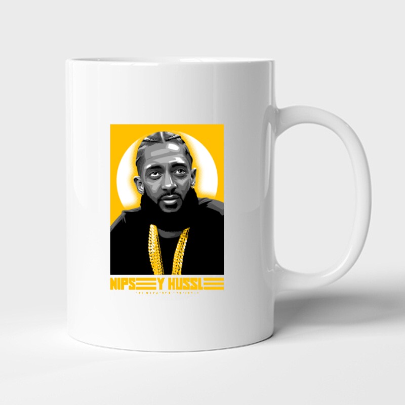 NIPSEY HUSSLE Yellow Bögre
