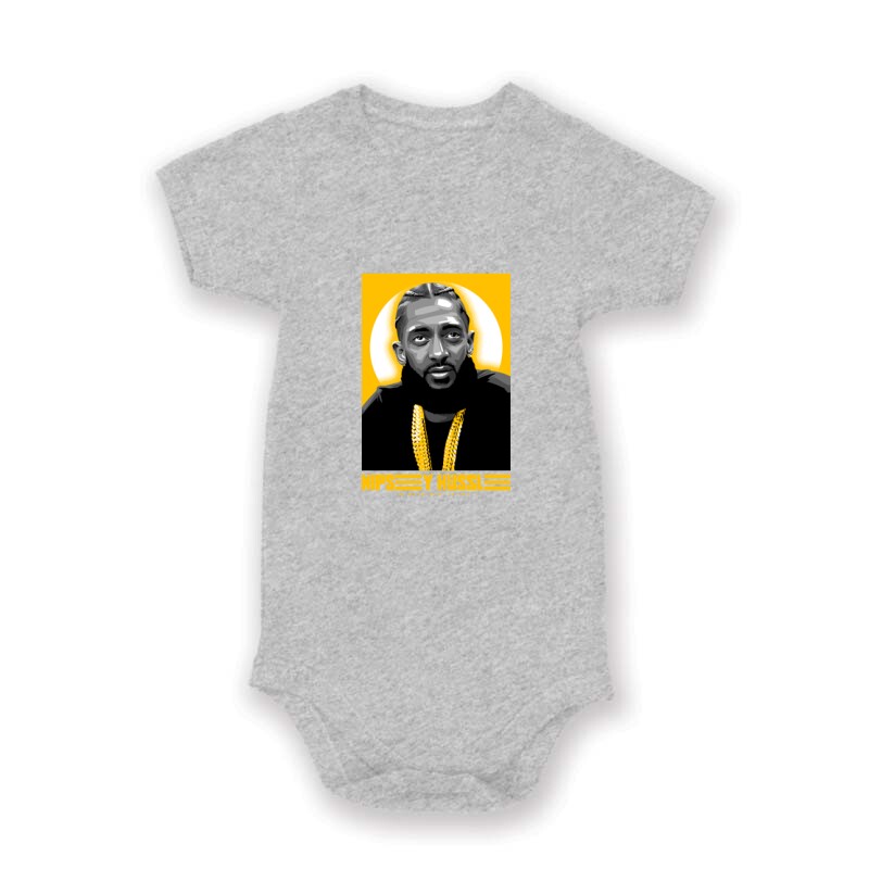 NIPSEY HUSSLE Yellow Baby Body