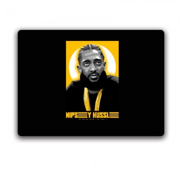 NIPSEY HUSSLE Yellow Egérpad