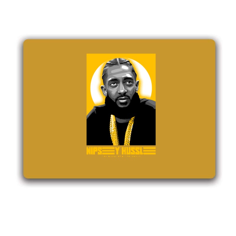 NIPSEY HUSSLE Yellow Egérpad