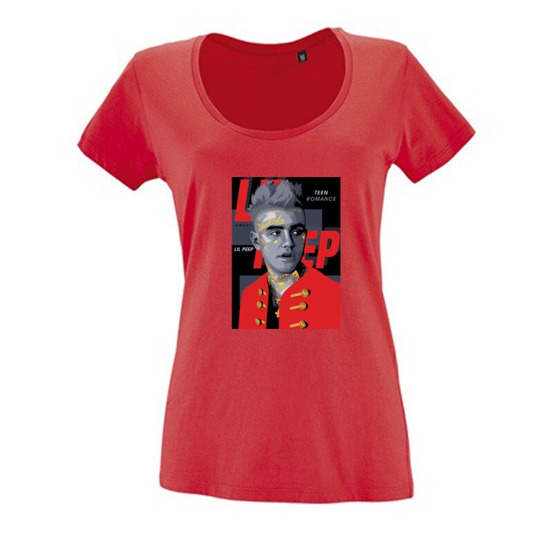 LIL PEEP Női O Nyakú Póló