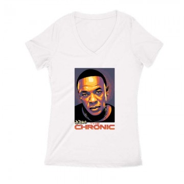 Dr Dre The Cronic 2 Női V Kivágott póló