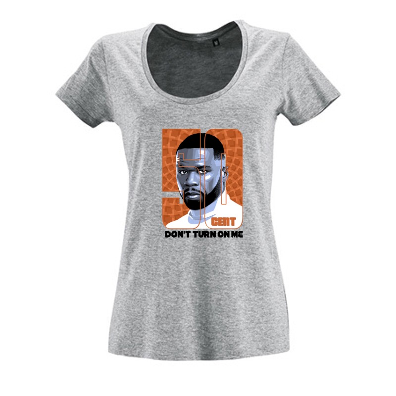 50 Cent Don't Turn on Me Női O Nyakú Póló
