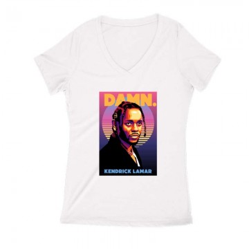 Kendrick Lamar Női V Kivágott póló