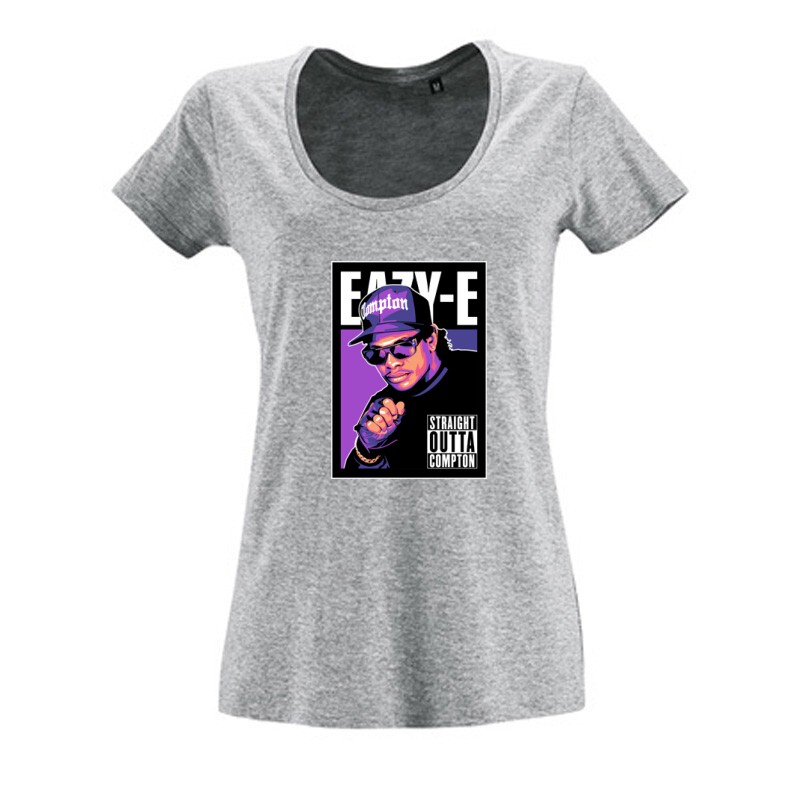 Easy E. Straight Outta Compton Női O Nyakú Póló