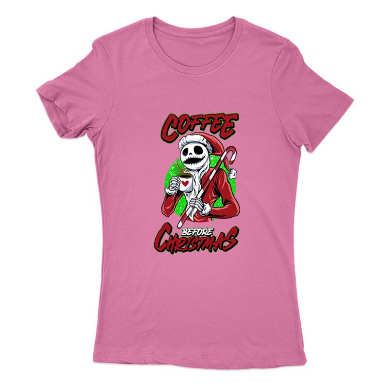 Coffee before christmas Női Póló
