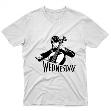 Wednesday cselló Unisex Póló