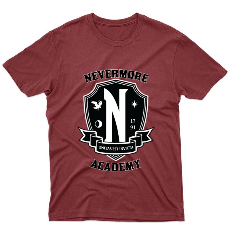 Nevermore Academy Unisex Póló