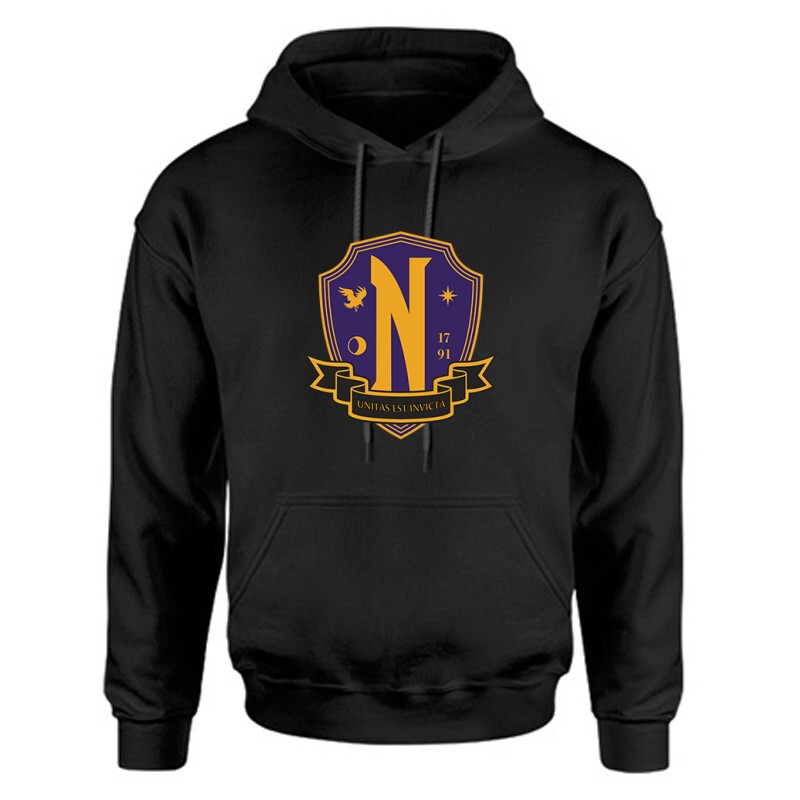 Nevermore academy color Unisex Kapucnis Pulcsi