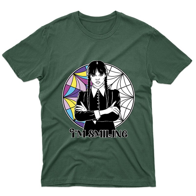 Wednesday - I'm smiling Unisex Póló