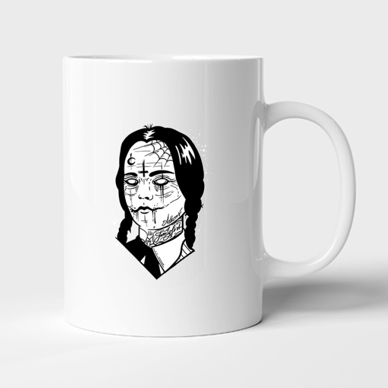 Wednesday - Restring Face Bögre