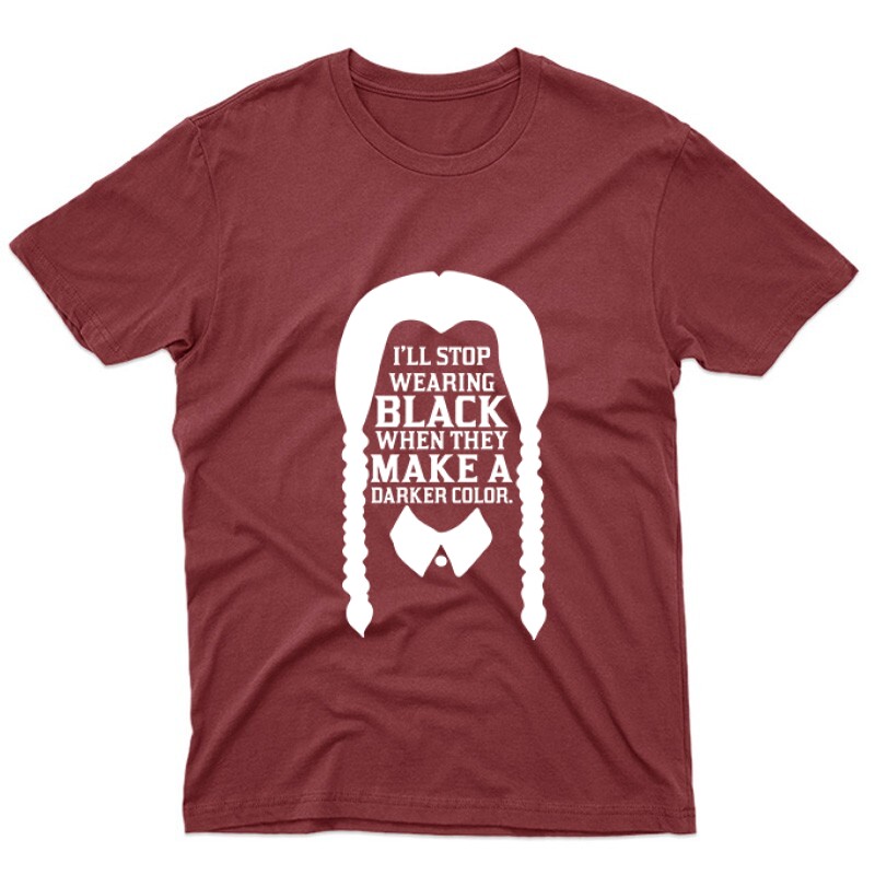 Wednesday - Black when day Unisex Póló