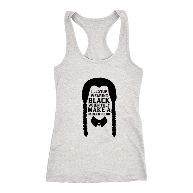 Wednesday - Black when day Női Trikó