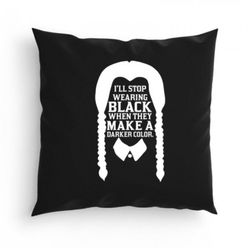 Wednesday - Black when day Párna