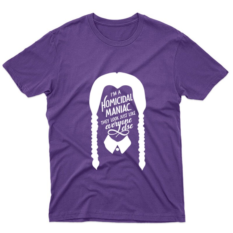 Wednesday - Homicidal Maniac Unisex Póló