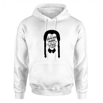 Wednesday - Homicidal Maniac Unisex Kapucnis Pulcsi