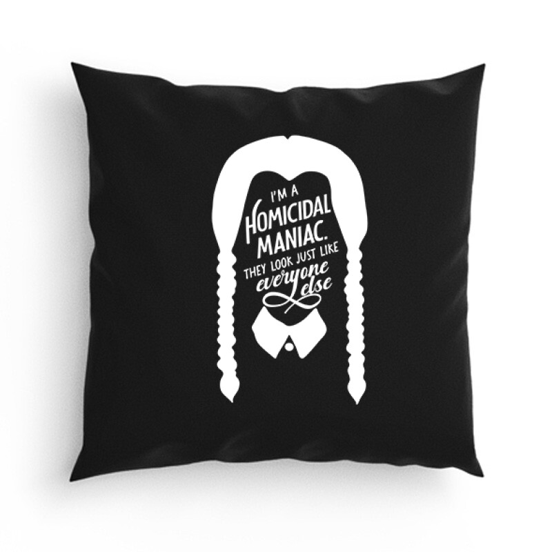 Wednesday - Homicidal Maniac Párna