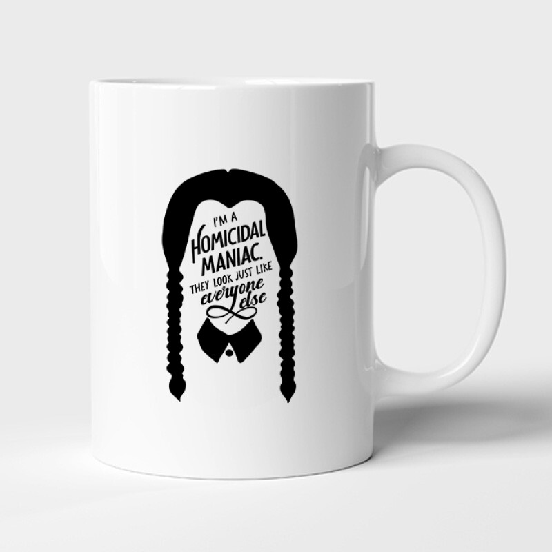 Wednesday - Homicidal Maniac Bögre