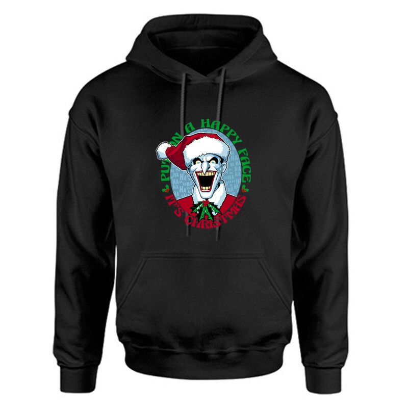 Joker Christmas Unisex Kapucnis Pulcsi