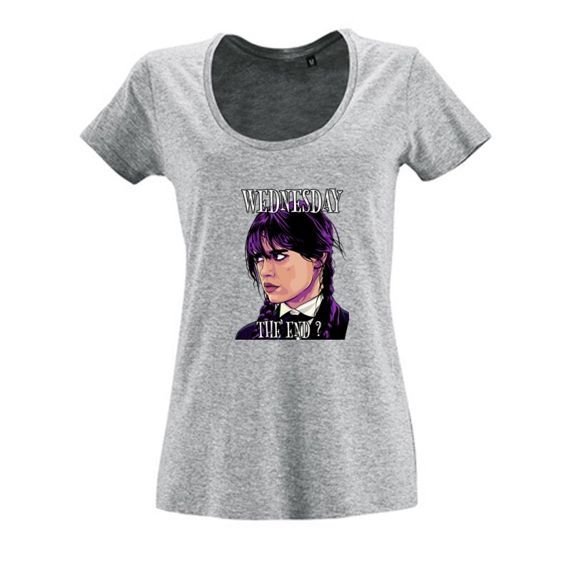 Wednesday The End ? Női O Nyakú Póló