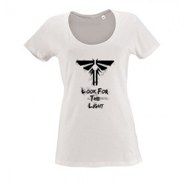 Look for the light (kopott) Női O Nyakú Póló