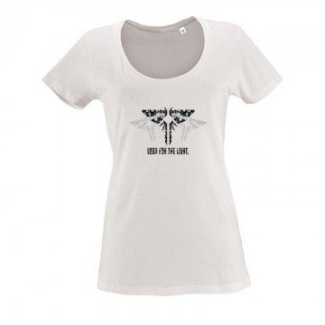 Look for the light (splash) Női O Nyakú Póló