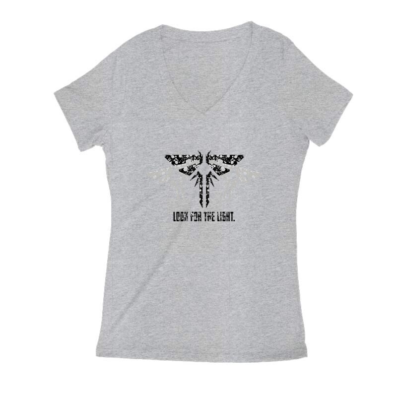 Look for the light (splash) Női V Kivágott póló