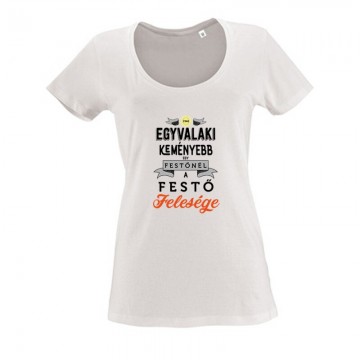 A festő felesége Női O Nyakú Póló