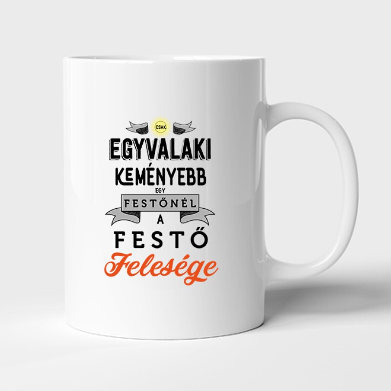 A festő felesége Bögre