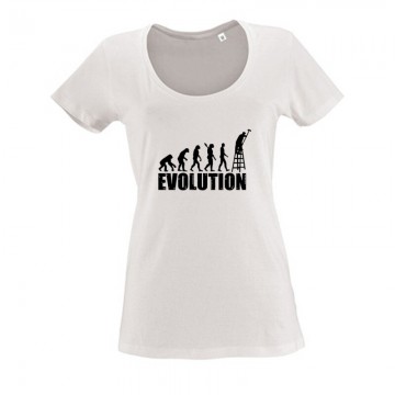 Festő Evolúció Női O Nyakú Póló