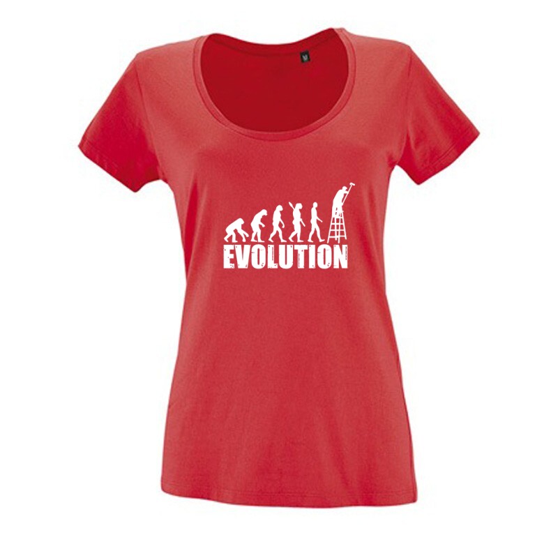 Festő Evolúció Női O Nyakú Póló