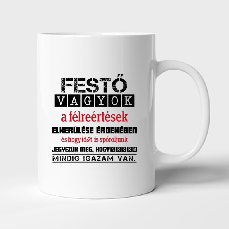 Festő vagyok igazam van Bögre